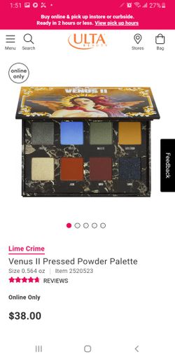 Lime Crime Venus II Eyeshadow Palette 
