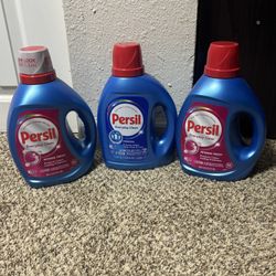 3 Persil laundry detergents 100oz 