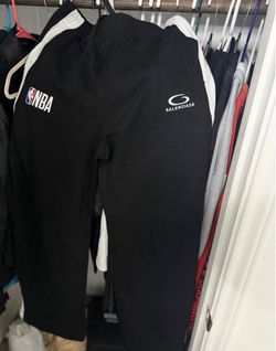 BALENCIAGA NBA OVERSIZED SWEATPANTS
