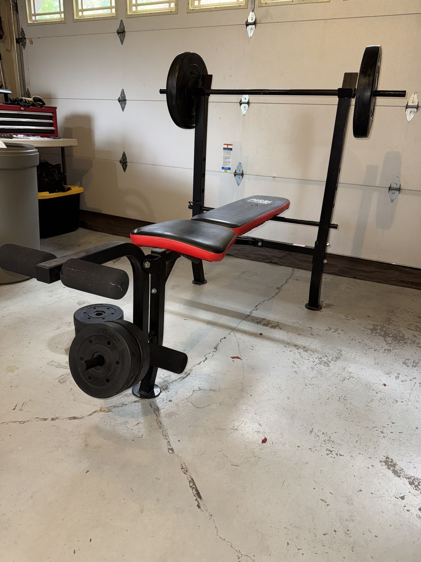 Fitness Bench With Weights