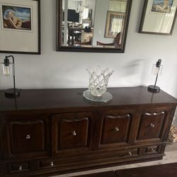 dining Room, Serving Cart And Buffet