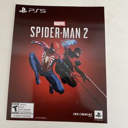 Ps5 The New Spider-Man Two Game
