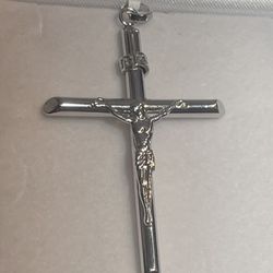 18K Gold | Cross Pendant w/Jesus