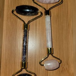 Amethyst Or ROSE Quartz Face Rollers