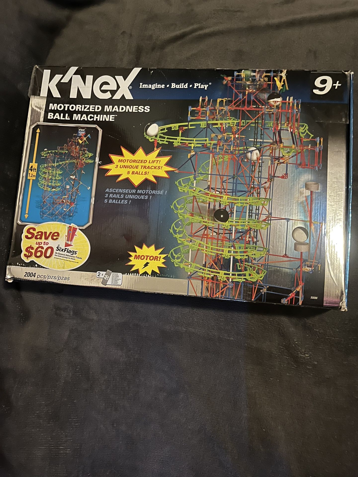 K’Nex Motorized Madness Ball Machine / Open