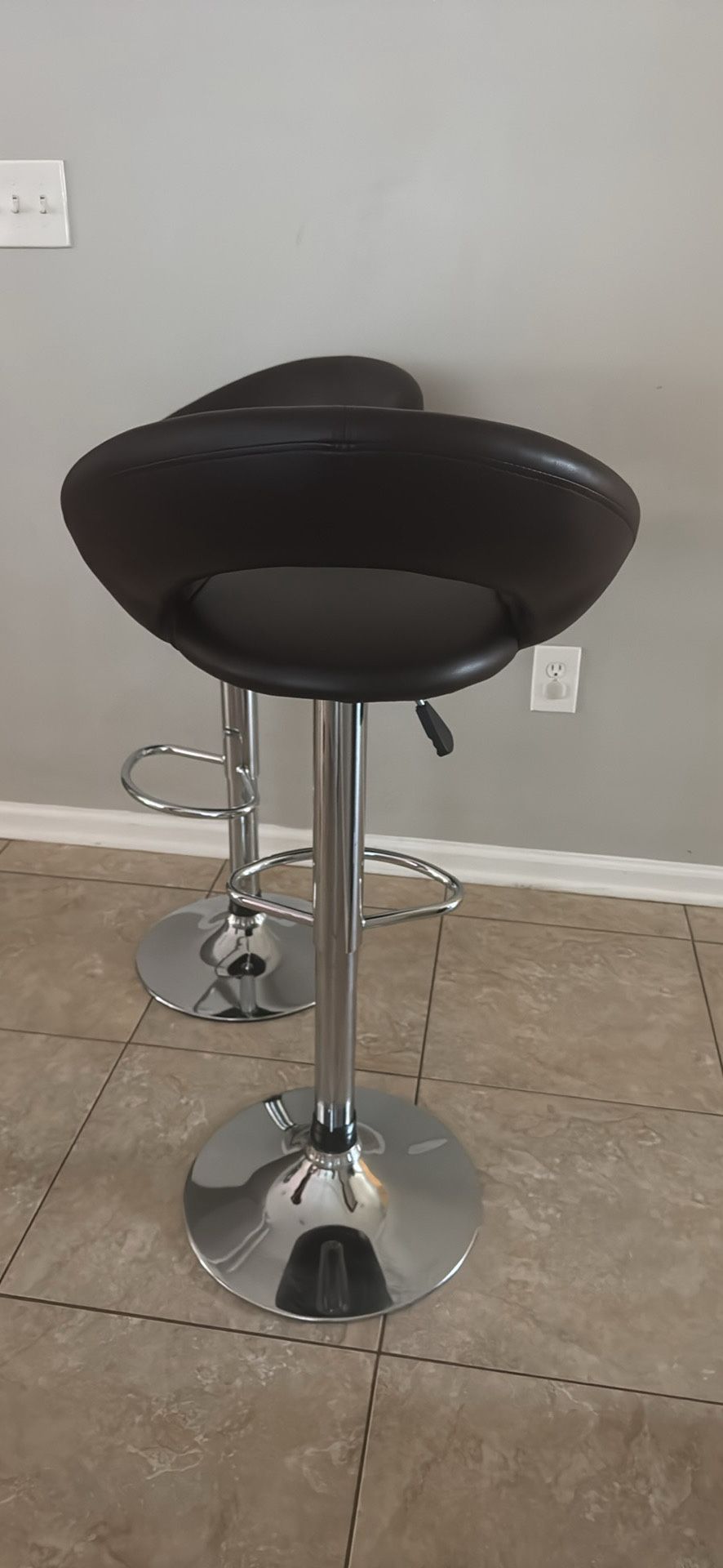 2 Adjustable Bar Stools – Like New – $100 for Both