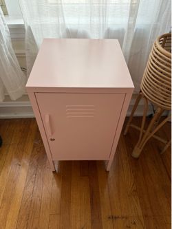 Metal side table