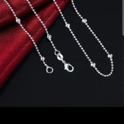925 Charming Sweater Bead Chain 