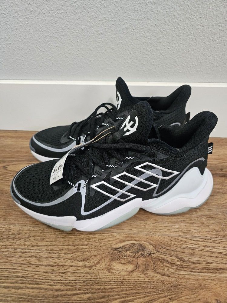 New Adidas MAHOMES 1 Impact FLX Men's Training Shoes Black White HQ2074 Size 8.5