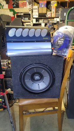 12inch Sub And Amplifier And Kit