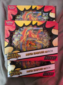 Ascended Heroes Mega Emboar ex Box