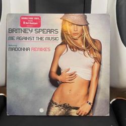 Britney Spears Feat. Madonna Me Against The Music Remixes Double LP Vinyl Record