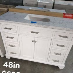 48in Bathroom Vanity With Top