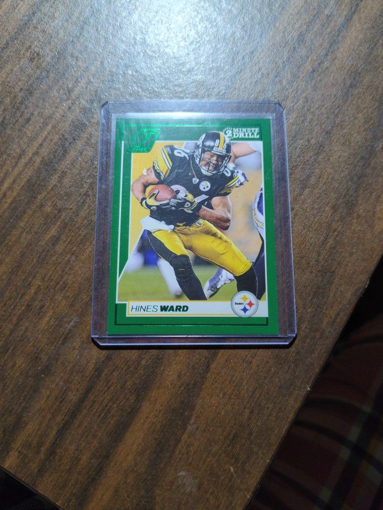 HINES WARD FOOTBALL CARD.
