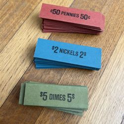 Coin Roll Sleeves Vintage