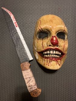 Psycho Bloody Clown Halloween Mask