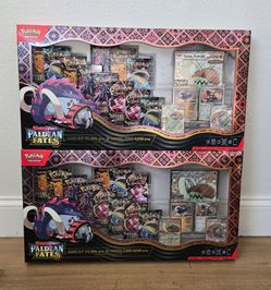 Paldean Fates Great Tusk ex & Iron Treads ex Premium Collection Pokemon Trading Card Game TCG