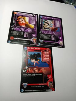 DBGT Omega Shenron's Gut Crush #46, Pans Extreme Assailment 35, Red Hasty Reaction 146 