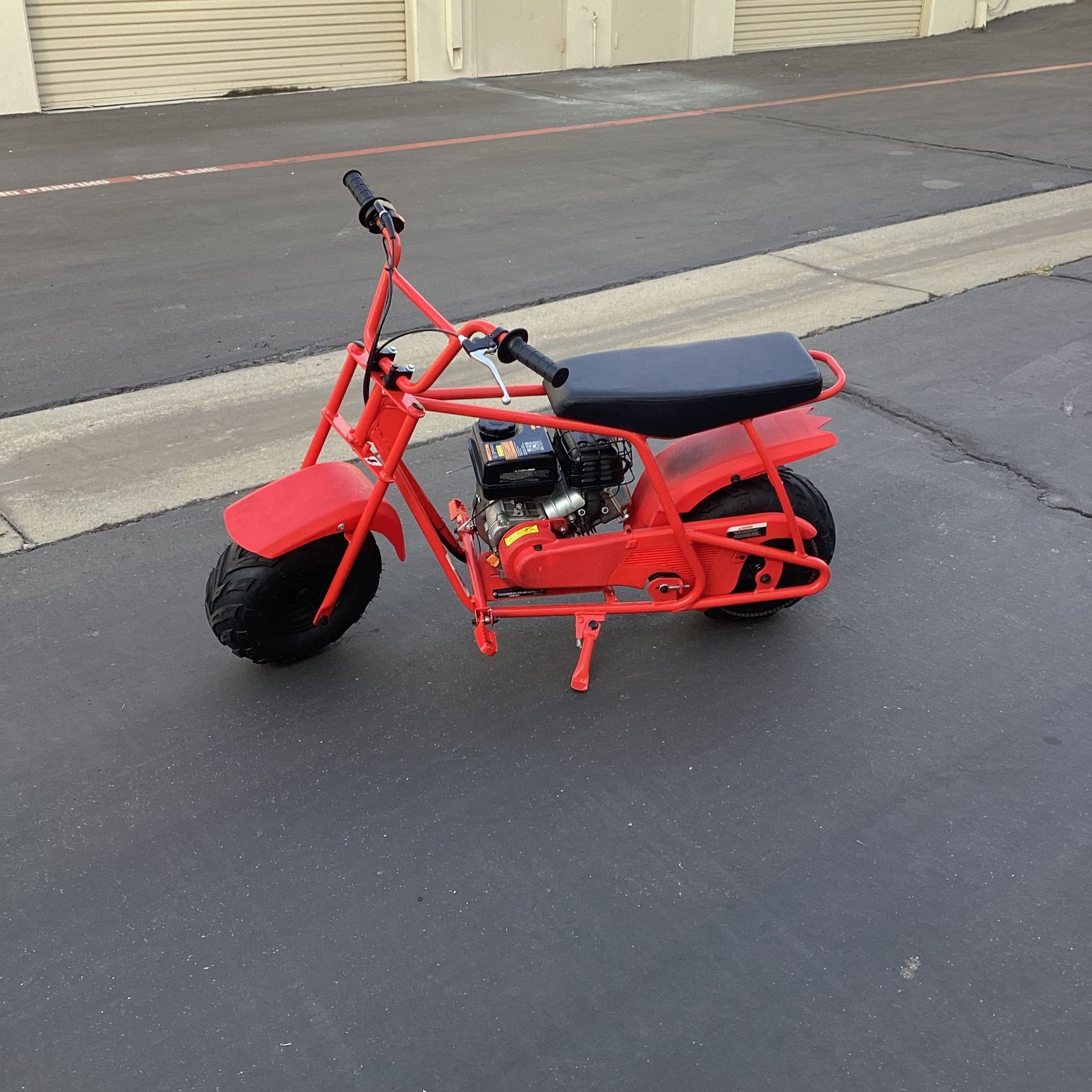 99 CC Gas Powered Mini Bike 4 Stroke 3HP, Trail Bike Up to 28Mph, Weight Support Up to 185 LBS