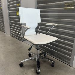 White Leather Chair