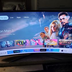 65 Inch Samsung Curved 4K Smart TV 