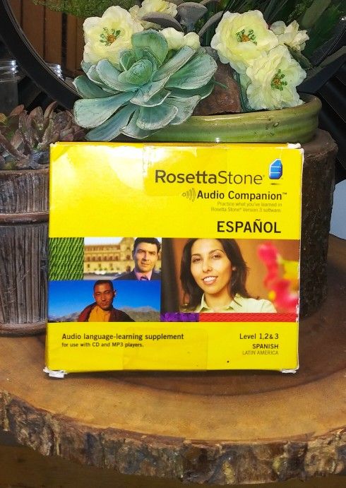 Rosetta Stone Audio Companion - Learn How to Speak Spanish / EspaΓ±ol (Latin America) - Levels 1 2 3 - CD Set. ππ§π¬
