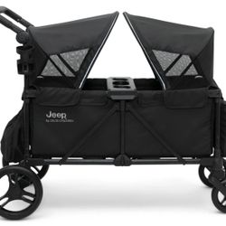Jeep Evolve Stroller Wagon by Delta Children - Black