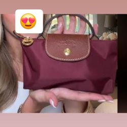 Longchamp  Burgundy Bag
