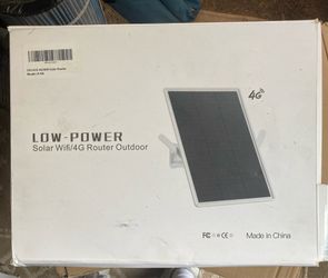 Solar 4G LTE Modem Router, Outdoor 2.4Ghz WiFi Hotspot, VSIM & SIM Card-Slot, Built-in 26000mAh Battery, IP66 Waterproof, Ideal for Trail Camera Secur