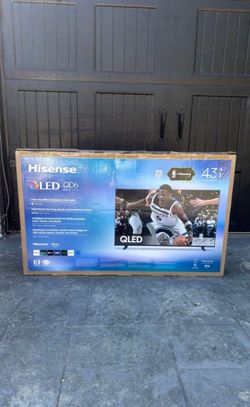 43QD6 43” Hisense smart 4k Qled tv