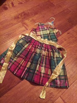 Bonnie Jeam Holiday Girl Dress Size 4T Toddler 