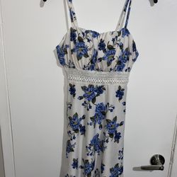 Ivory Floral S Dress Junior