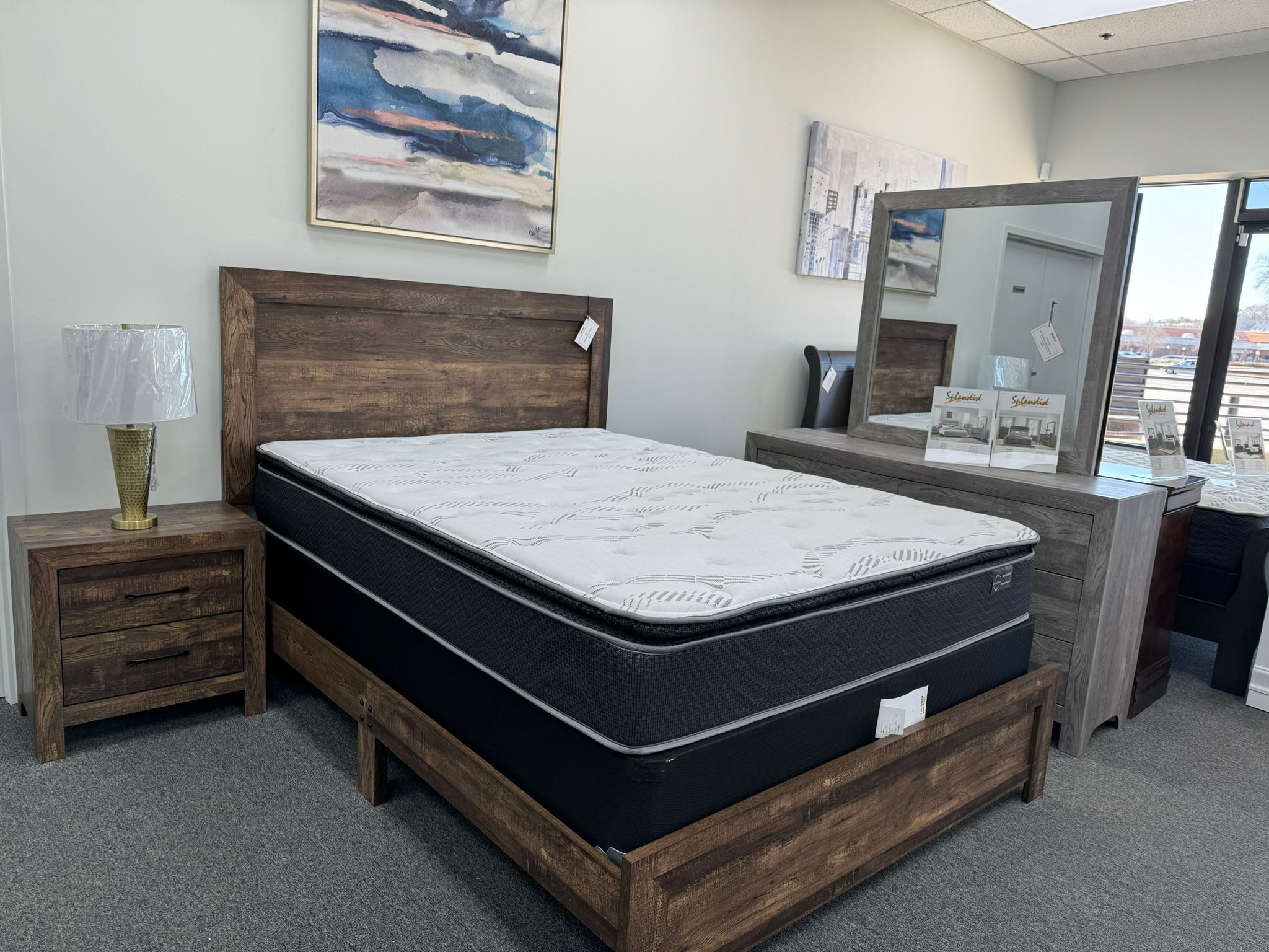 Rustic Line w/Modern Styling Bedroom Set 