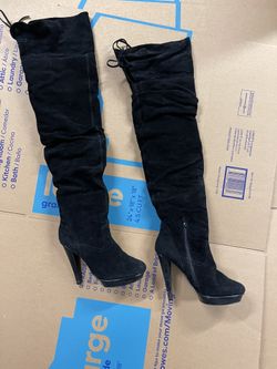 Steve Madden Thigh High Suede Boots Size 9