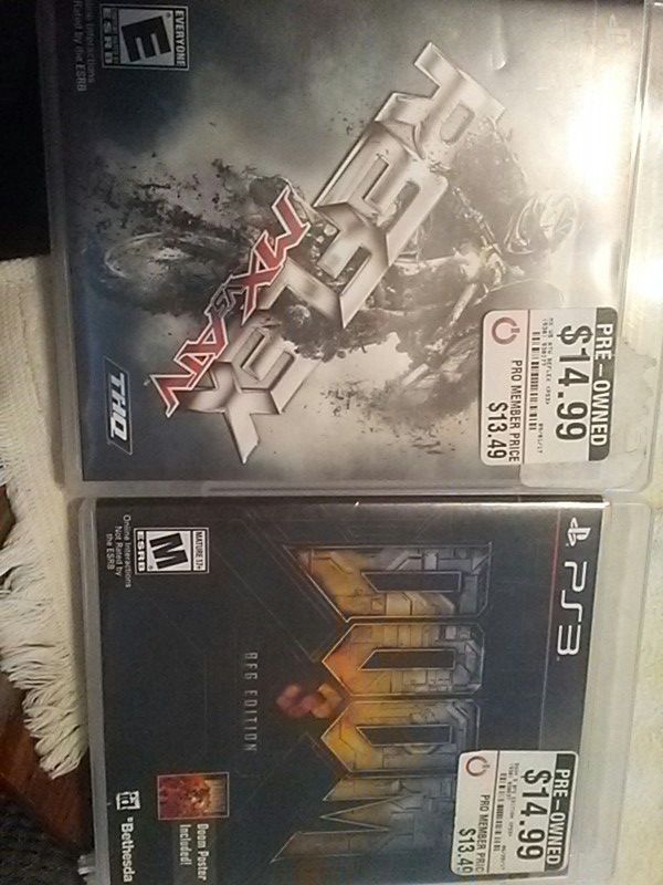 PS3 games each$10