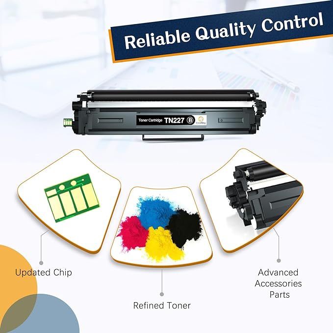 10 Toner Compatibili Brother TN227 – Per HL-L3270CDW, MFC-L3750CDW E Altri – Colori E Nero!