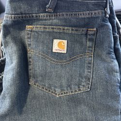 38X30 Insulated Carhartt Jeans 