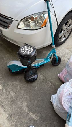 Razor Scooter And Hoverboard