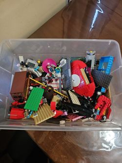 Bin full of Lego