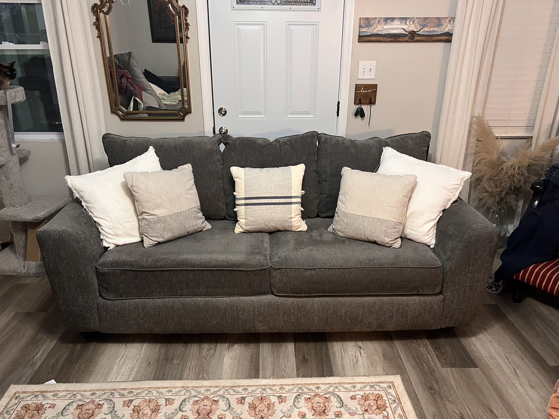 Dark Grey Couch