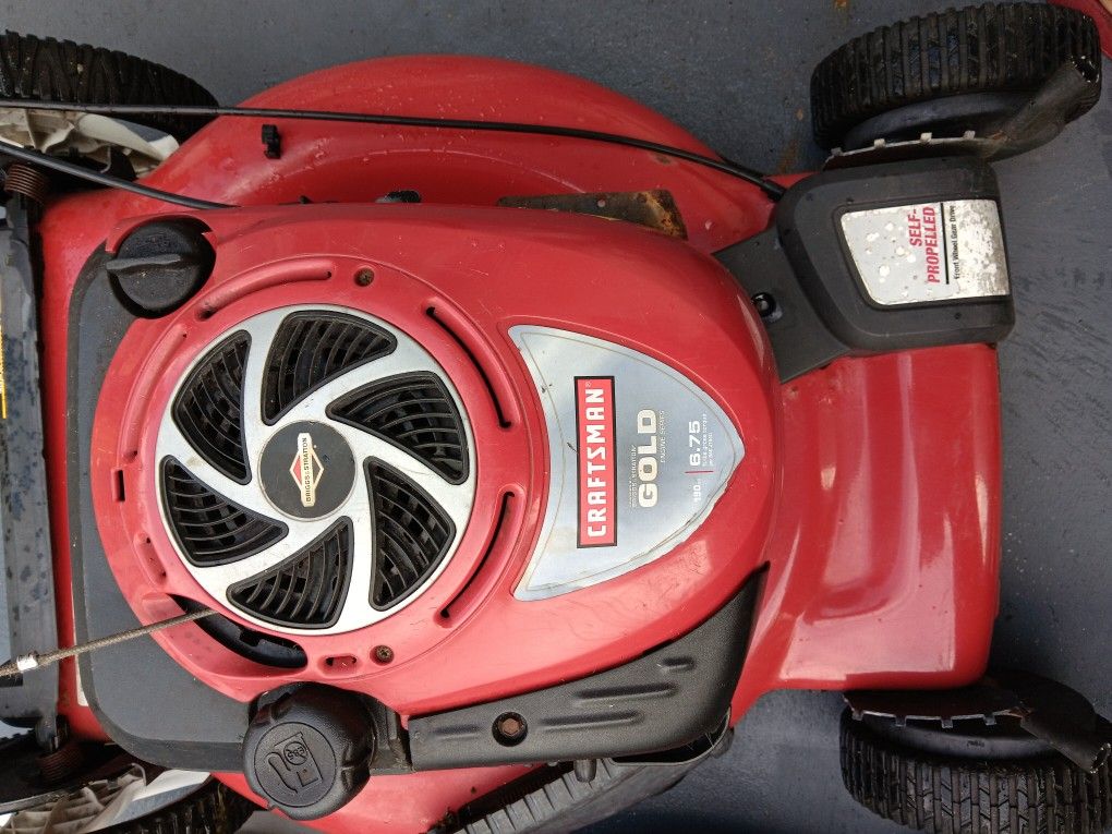 Mower Craftman Working