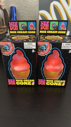 Nee Doh Nice Cream Cone Squish Toy (2-Pack)