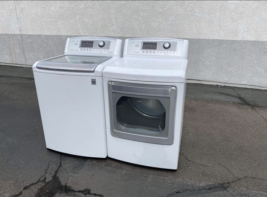 LG Washer And Electric Dryer
