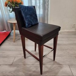 Leather Bar Stool