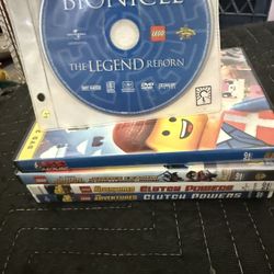 Lego Movies: Lego Movie, Justice League, Adventures Of Clutch Powers, Bionicle