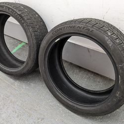2 Tires 245/40/19 Michelin & Continental 