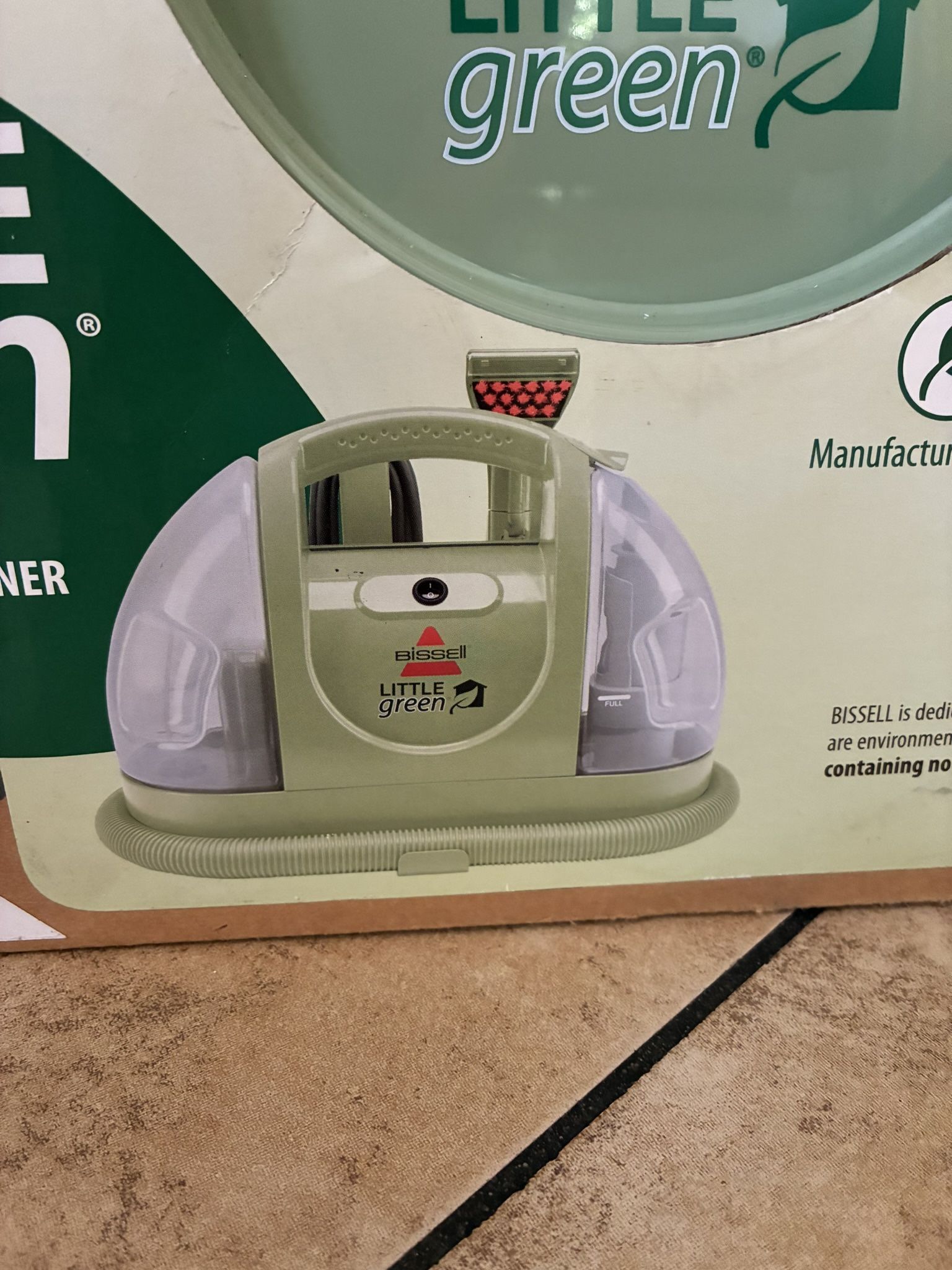 New Bissell Multi-Purpose Portable Carpet and Upholstery Cleaner, 1400B, Green. Firm Price.