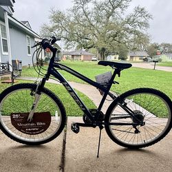 Men's 26" Highland Mountain Bike with All-Terrain Tires, 21-Speed, Metallic Blue - NEW