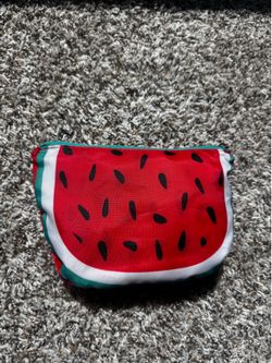 Watermelon drawstring convertible beach bag