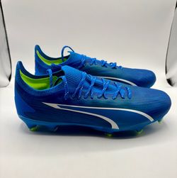 MSRP $220 Puma Ultra Ultimate FG AG Soccer Cleats Womens Size 9.5 Blue